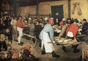 Pieter Bruegel the peasant wedding oil painting